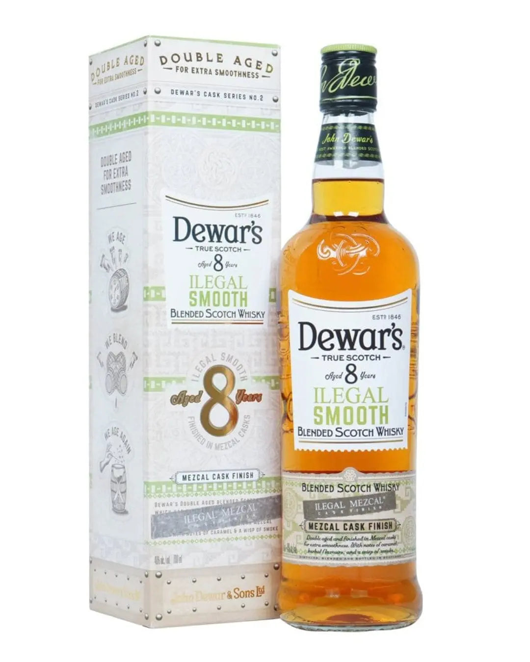 Dewars Illegal Smooth 8 Year Old Blended Scotch Whisky, 70 cl Whisky 07640171037905