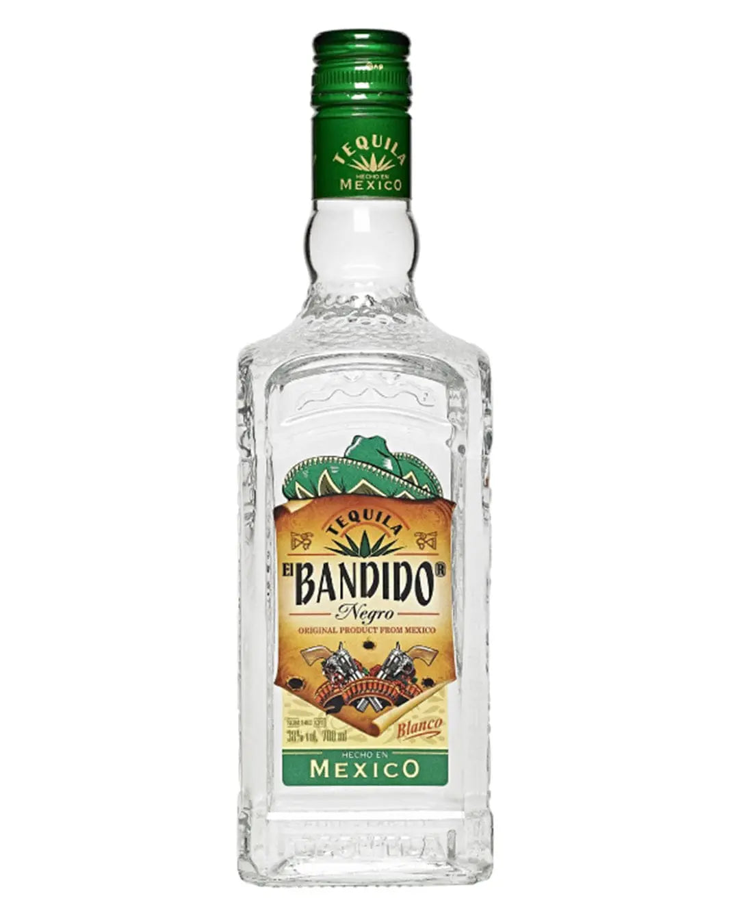 El Bandido Negro Silver Tequila, 70 cl Tequila & Mezcal 7502216071063