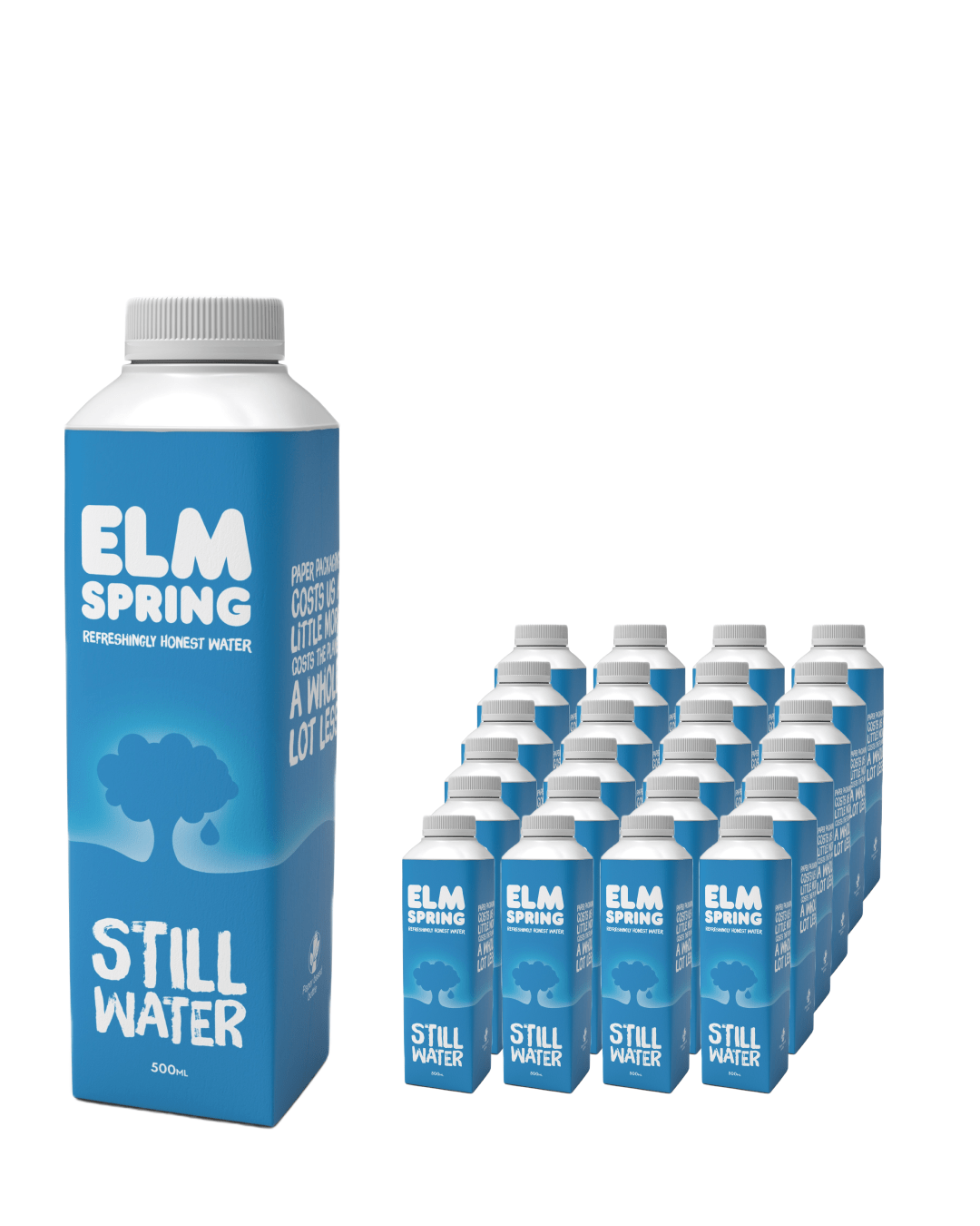 Elm Spring Tetra Pack Still Water Multipack, 24 x 500 ml Water