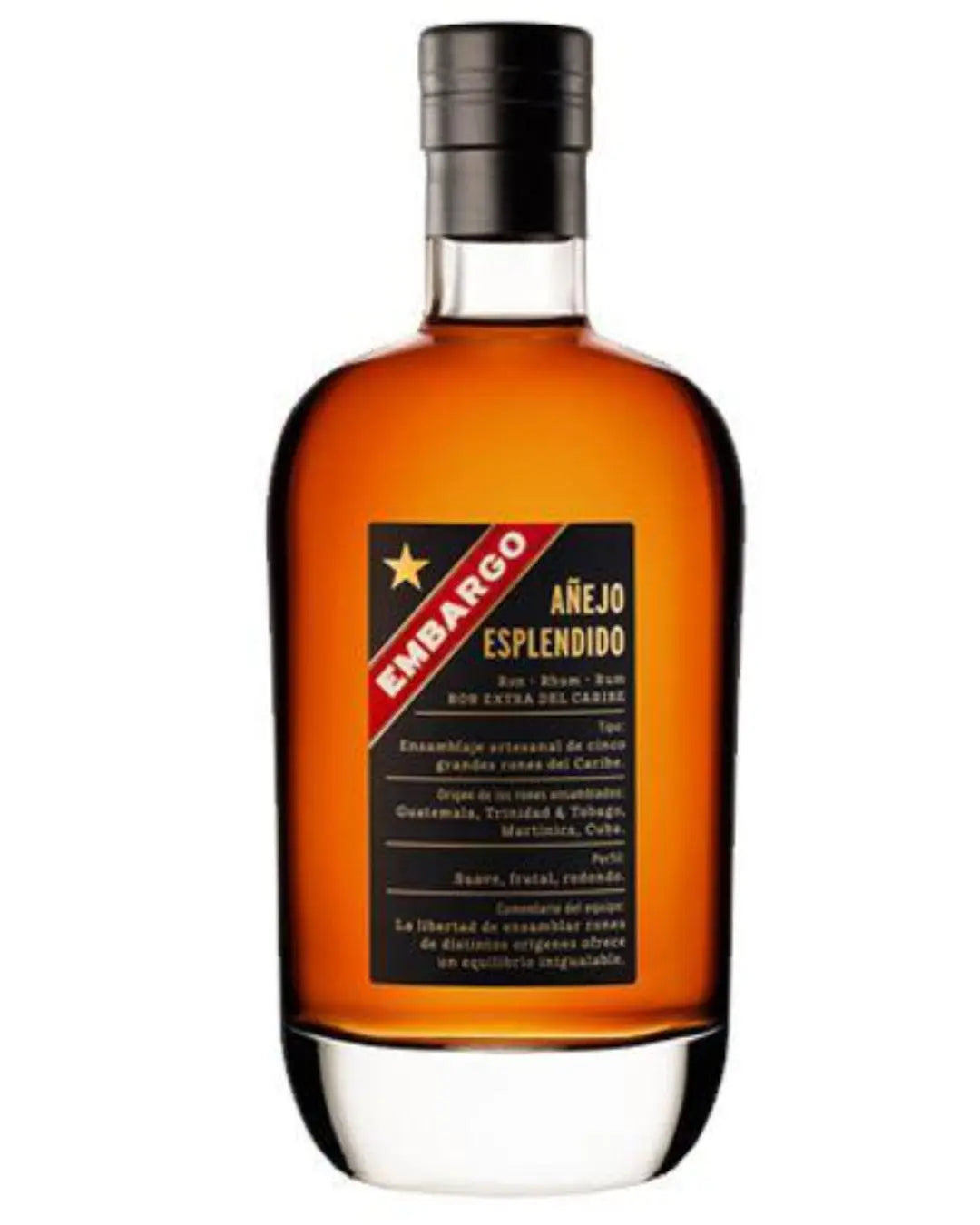 Embargo Añejo Esplendido Rum, 70 cl Rum