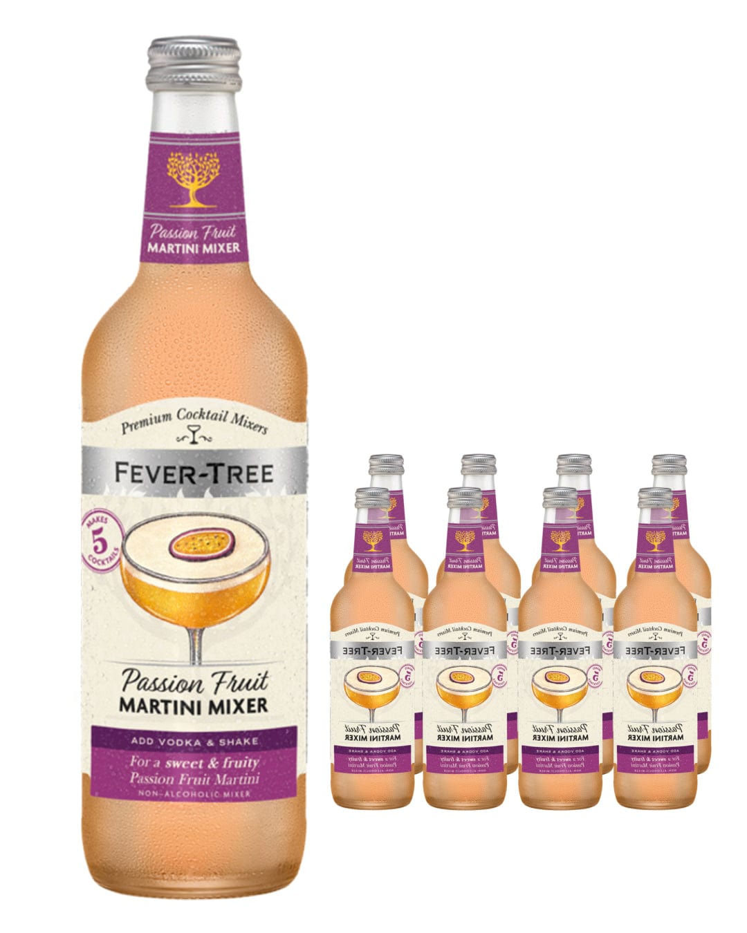 Fever Tree Passionfruit Martini Mixer Multipack, 8 x 500 ml Spirits