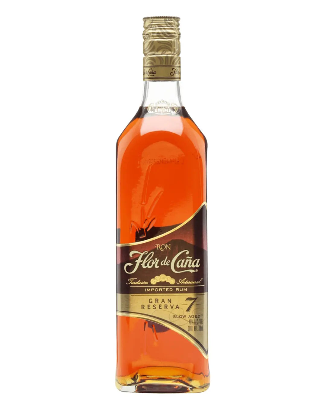 Flor de Cana 7 Year Old Grand Reserva Rum, 70 cl Rum 7431008105009