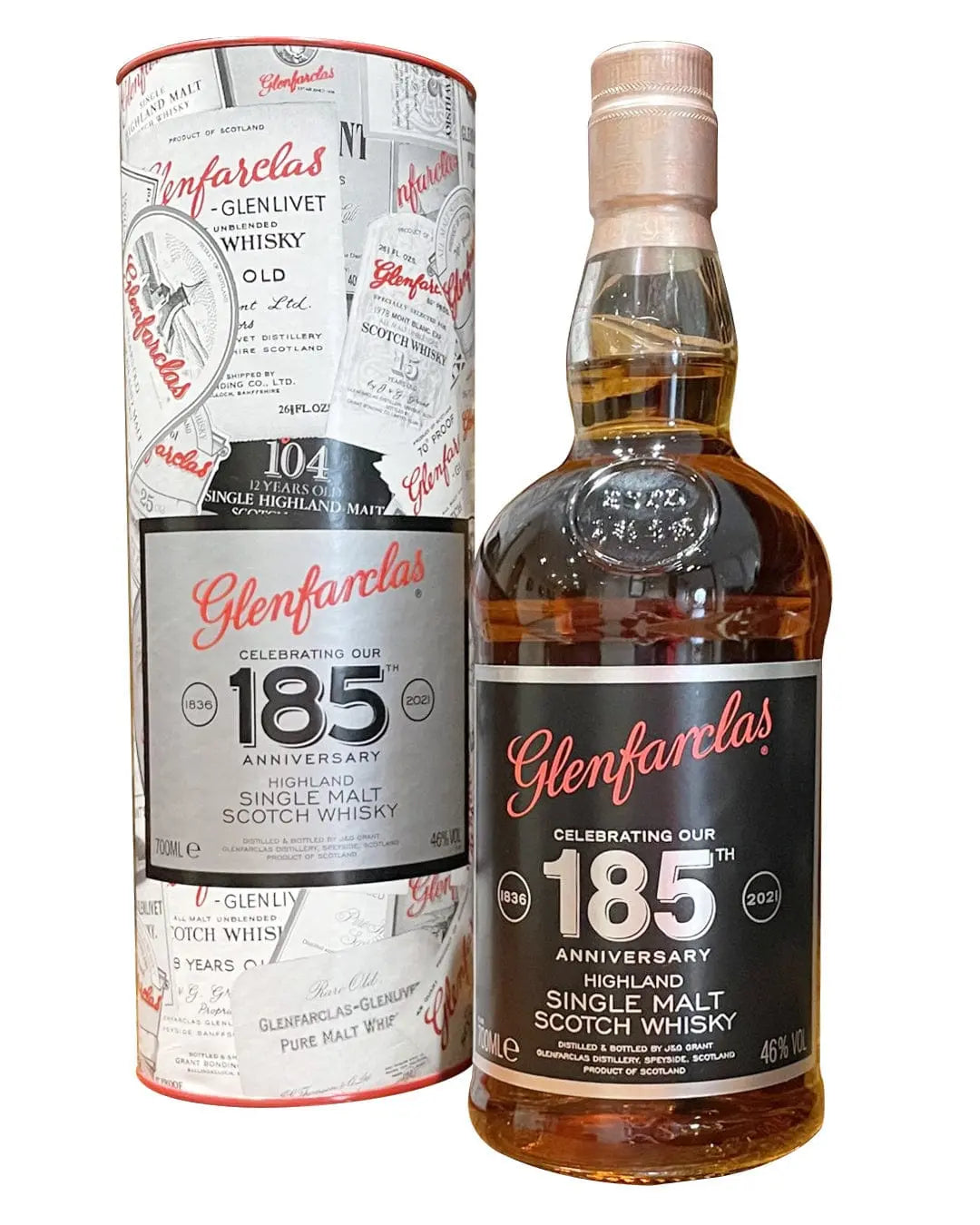 Glenfarclas 185th Anniversary Single Malt Scotch Whisky, 70 cl Whisky 5018066200176