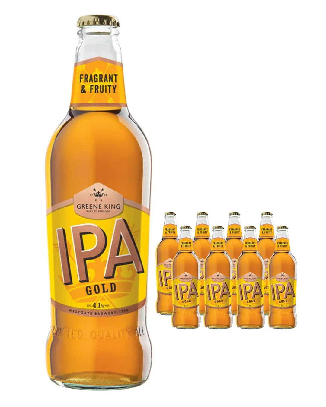 Greene King IPA Gold Beer Multipack, 8 x 500 ml Beer 05010549304564