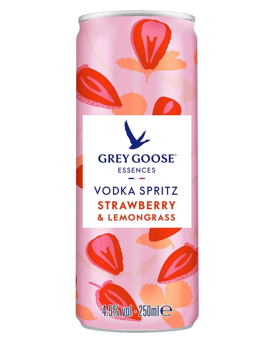 Grey Goose Essences Strawberry & Lemongrass Premixed Can, 250 ml Ready Made Cocktails