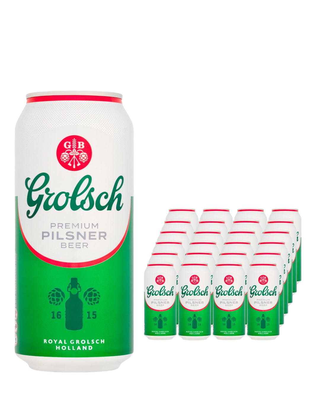 Grolsch Premium Pilsner Beer Can Multipack, 24 x 440 ml Beer