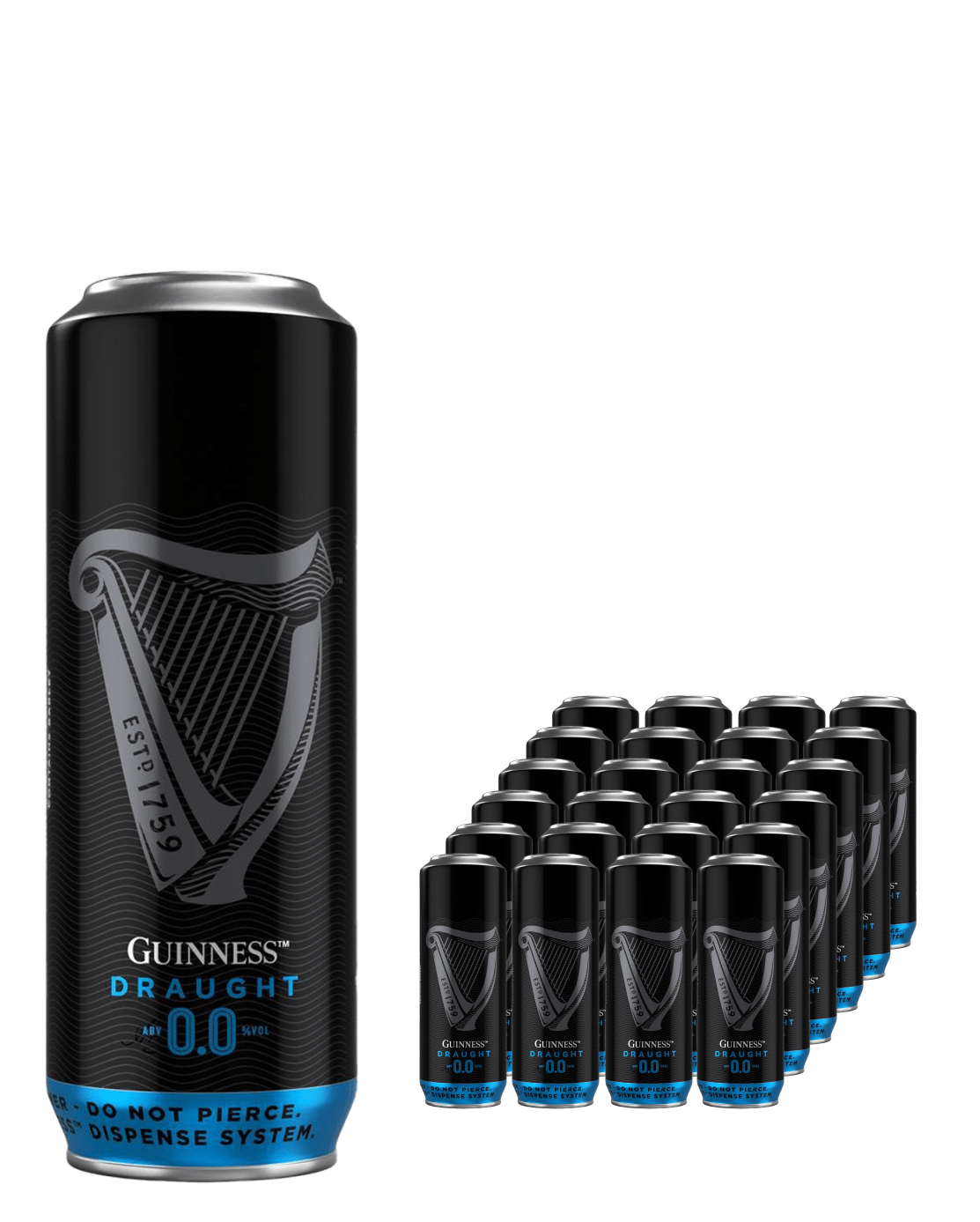 Guinness Alcohol Free Micro Draught Can Multipack, 24 x 558 ml Beer