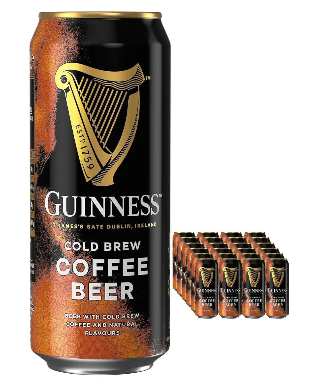 Guinness Cold Coffee Brew Beer Multipack, 24 x 440 ml BBE 14/03/2023 Beer