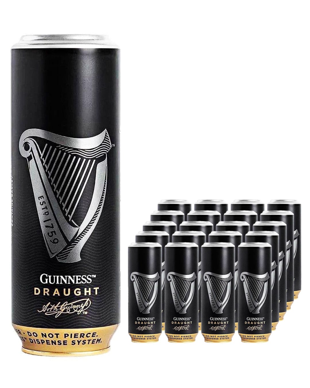 Guinness Original Micro Draught Can Multipack, 24 x 558 ml Spirits