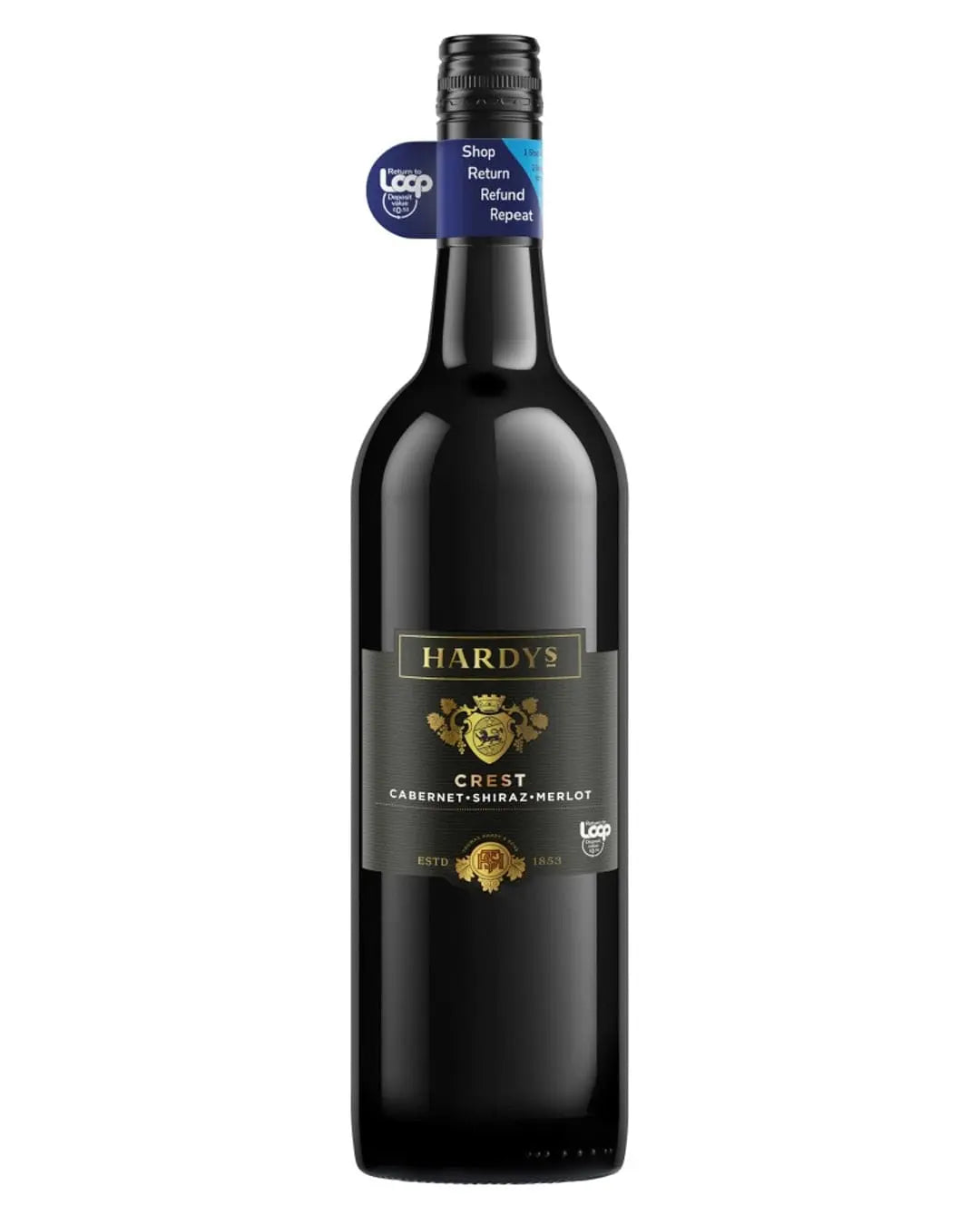 Hardys Crest Cabernet Shiraz Merlot, 75 cl – The Bottle Club