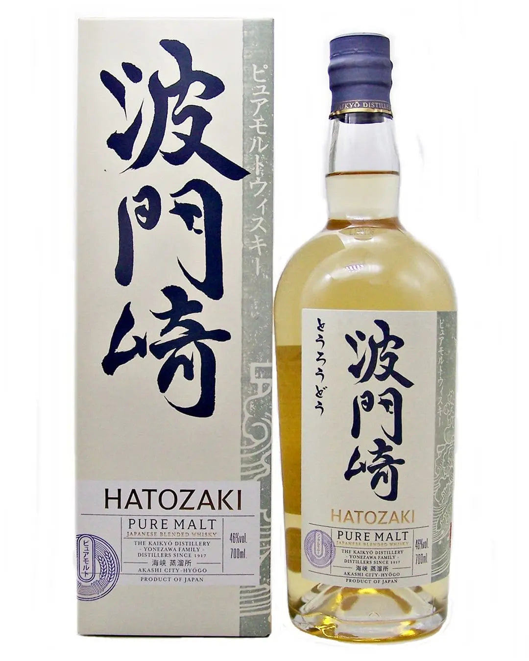 Hatozaki Pure Malt Japanese Whisky, 70 cl Whisky 4970860880080