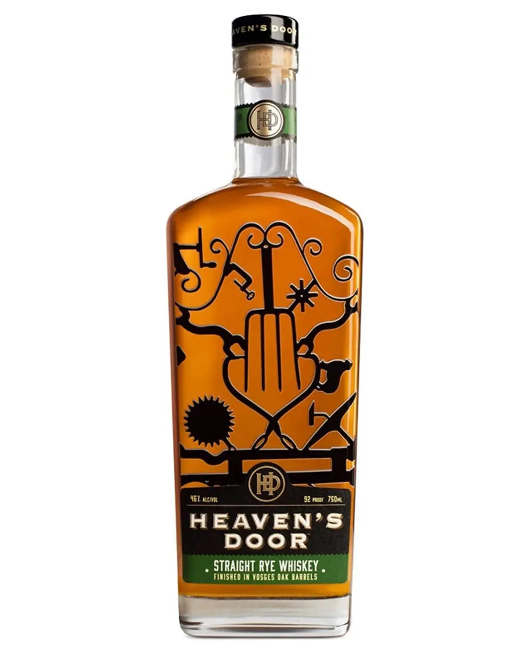 Heaven's Door Tennessee Straight Rye Bourbon Whiskey | Bob Dylan, 70 cl Whisky 1220000180024