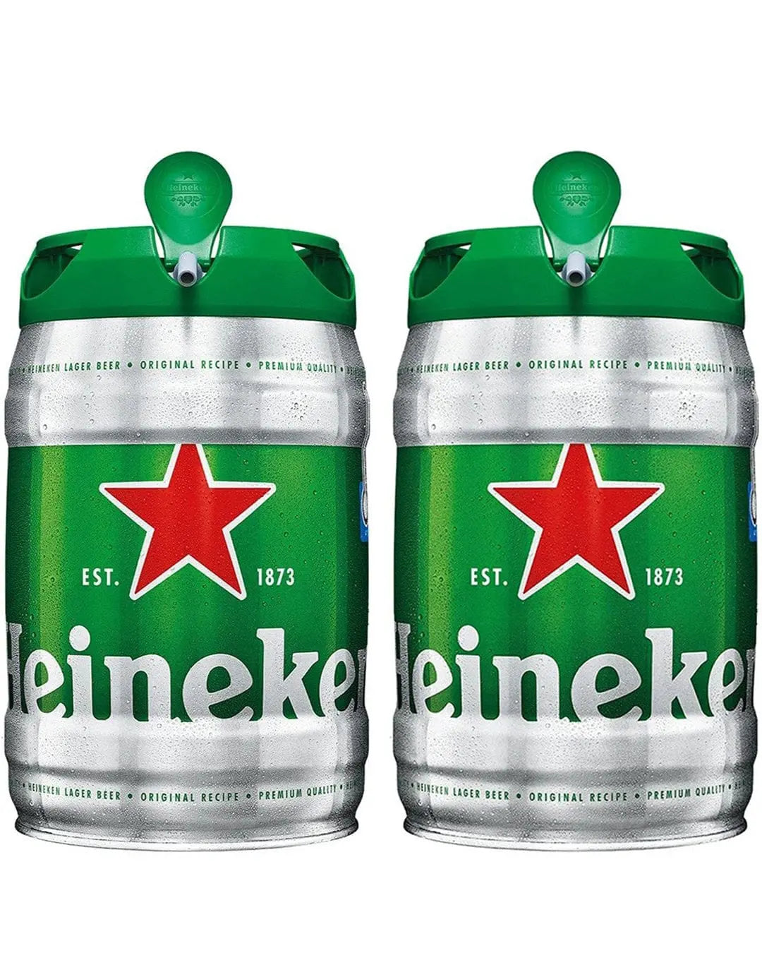 Heineken Premium Lager Mini Keg Duo, 2 x 5 L  BBE 31/07/2023 Beer