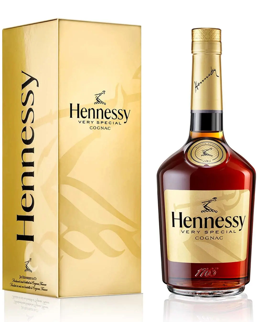Hennessy VS Cognac with Red Velvet Gift Bag