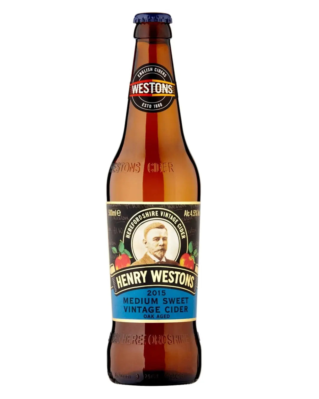 Henry Westons Vintage Medium Sweet Cider, 500 ml Cider