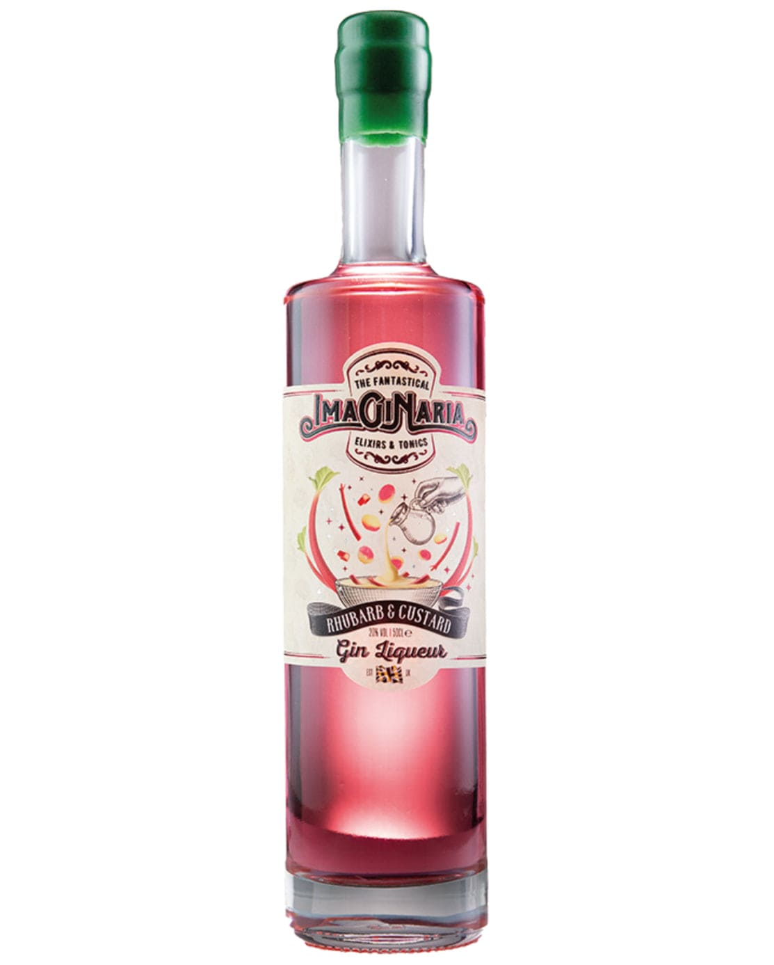 Imaginaria Rhubarb & Custard Gin Liqueur, 50 cl Liqueurs & Other Spirits