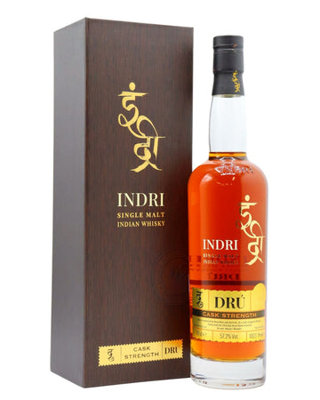 Indri Drú Cask Strength Indian Single Malt Whisky, 70 cl Whisky