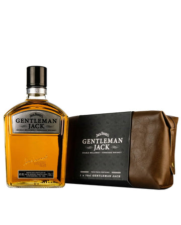 Jack Daniel's Gentleman Jack Whiskey  Washbag Gift Set, 70 cl Whisky