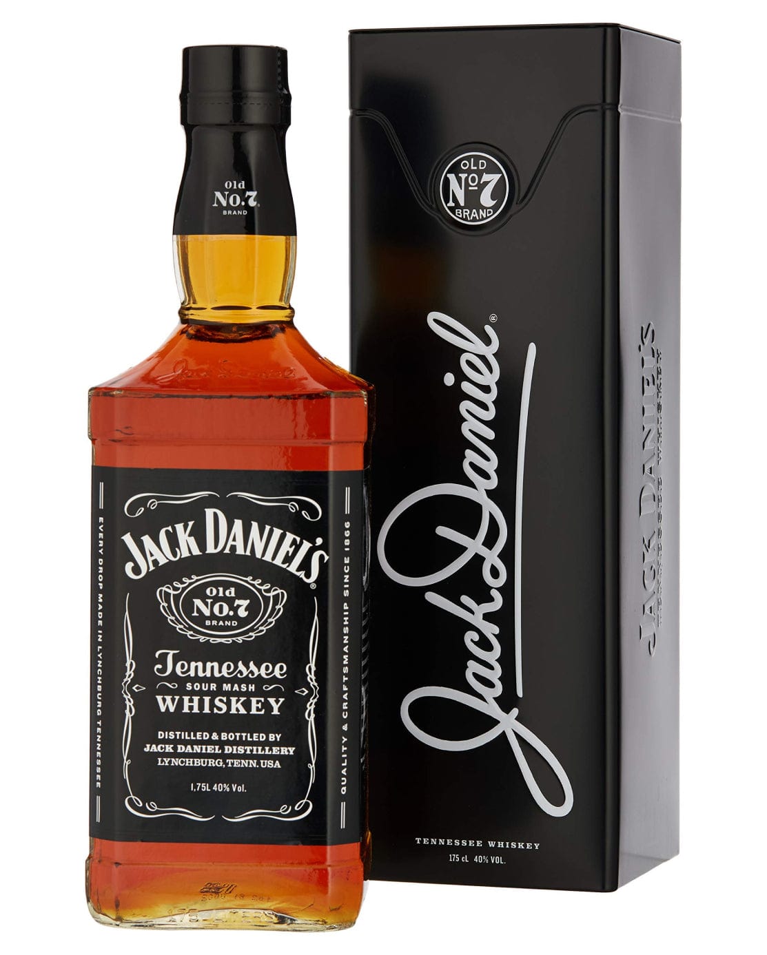 Jack Daniel's Tennessee Whiskey Gift Tin, 1.75 L Whisky