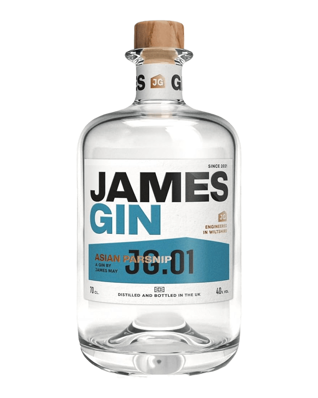 James Gin Asian Parsnip Gin, 70 cl Gin