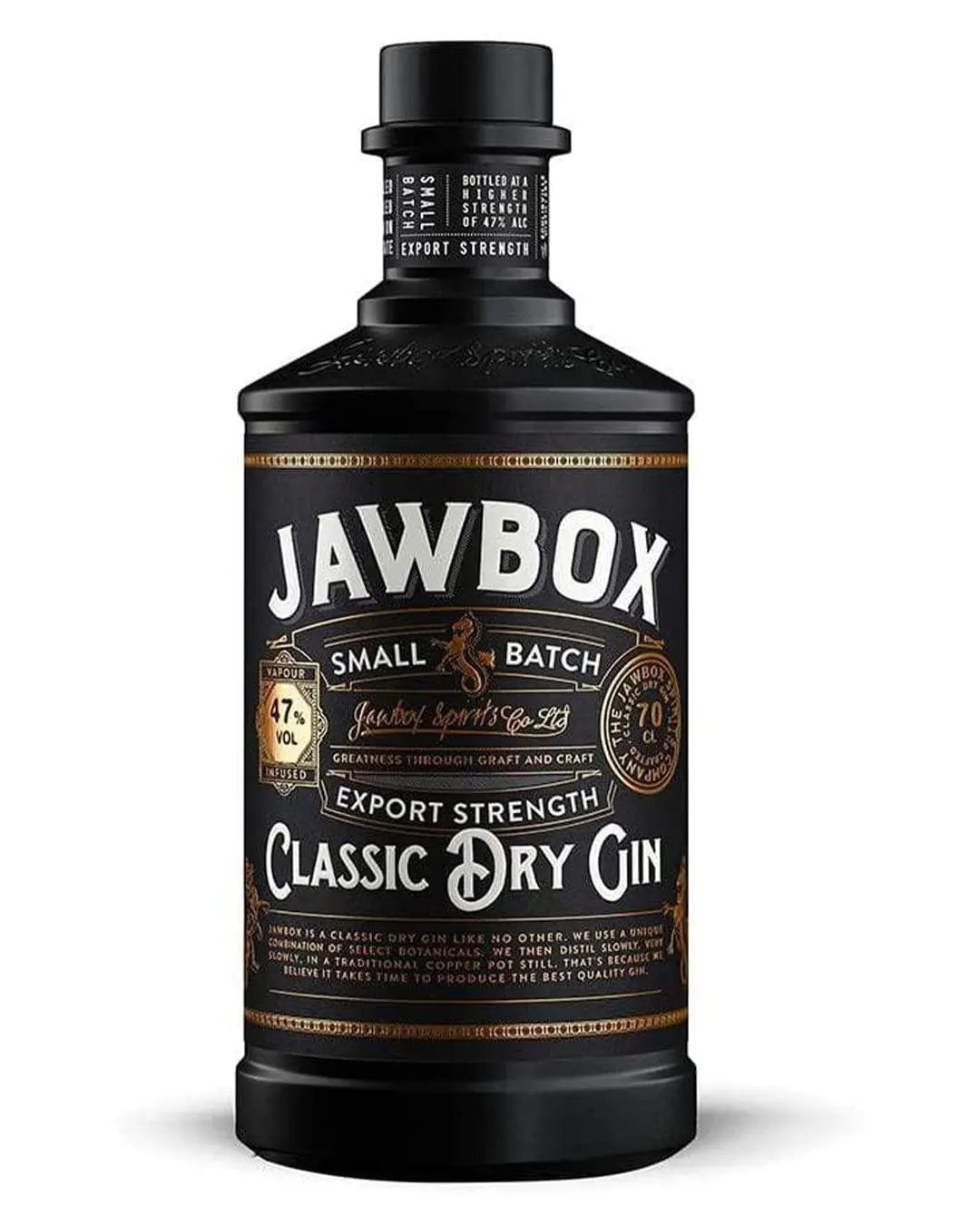 Jawbox Small Batch Export Strength Gin, 70 cl Gin 5060434132048