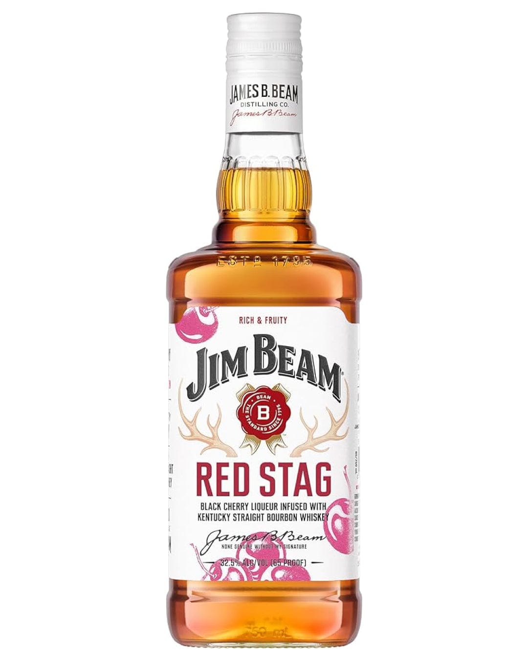 Jim Beam Red Stag Black Cherry Bourbon Whiskey, 70 cl Whisky 5060045589798