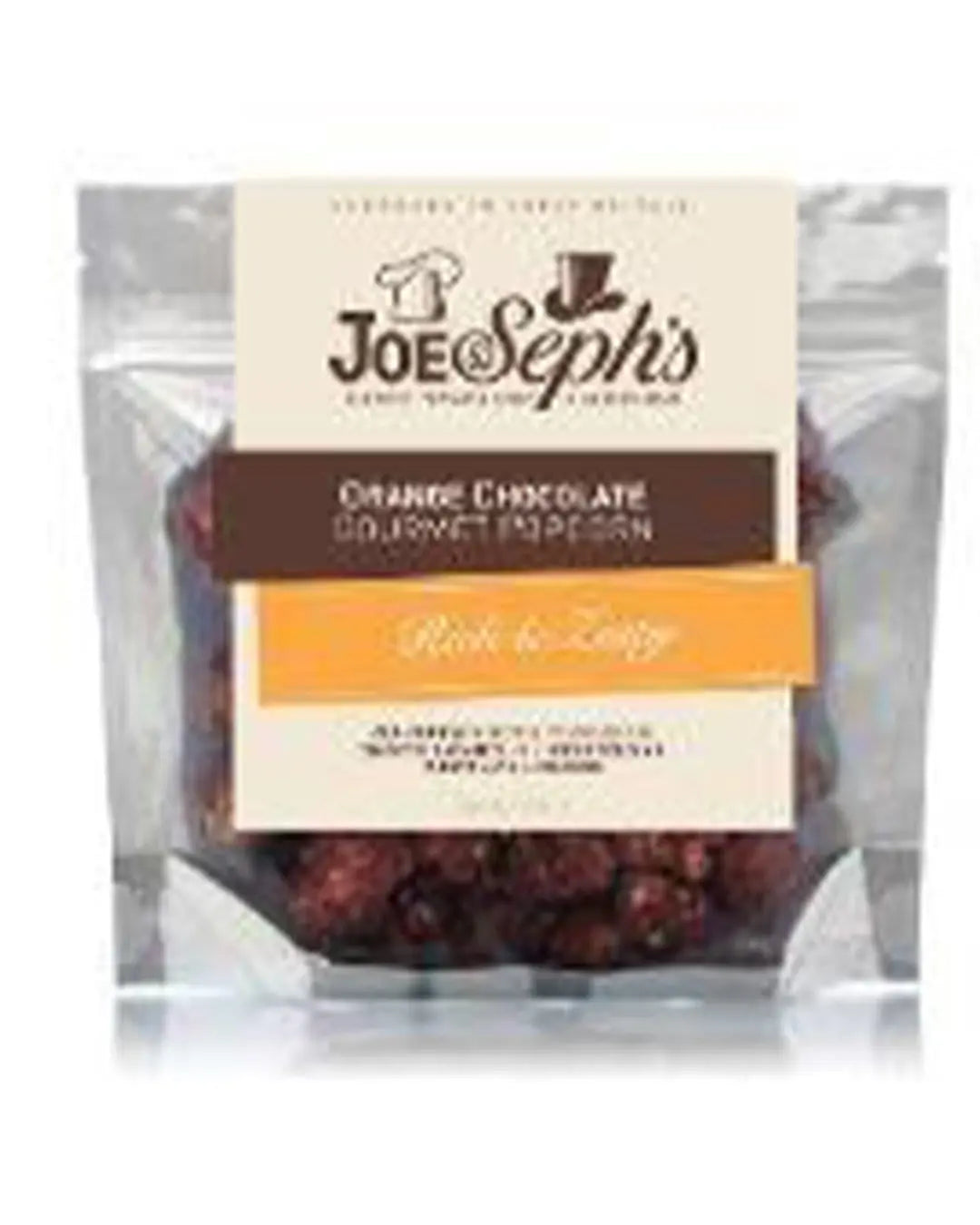 Joe & Seph's Orange Chocolate Popcorn Pouch, 32 g Popcorn 0708022176191