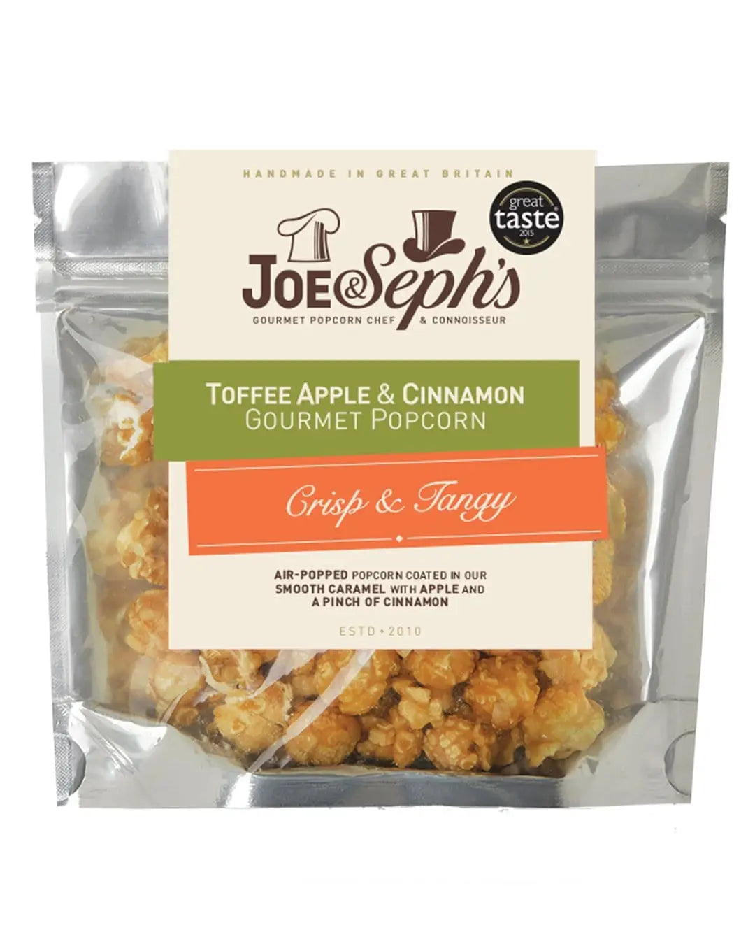 Joe & Seph's Toffee Apple & Cinnamon Popcorn Pouch, 32 g Popcorn 0609132435454