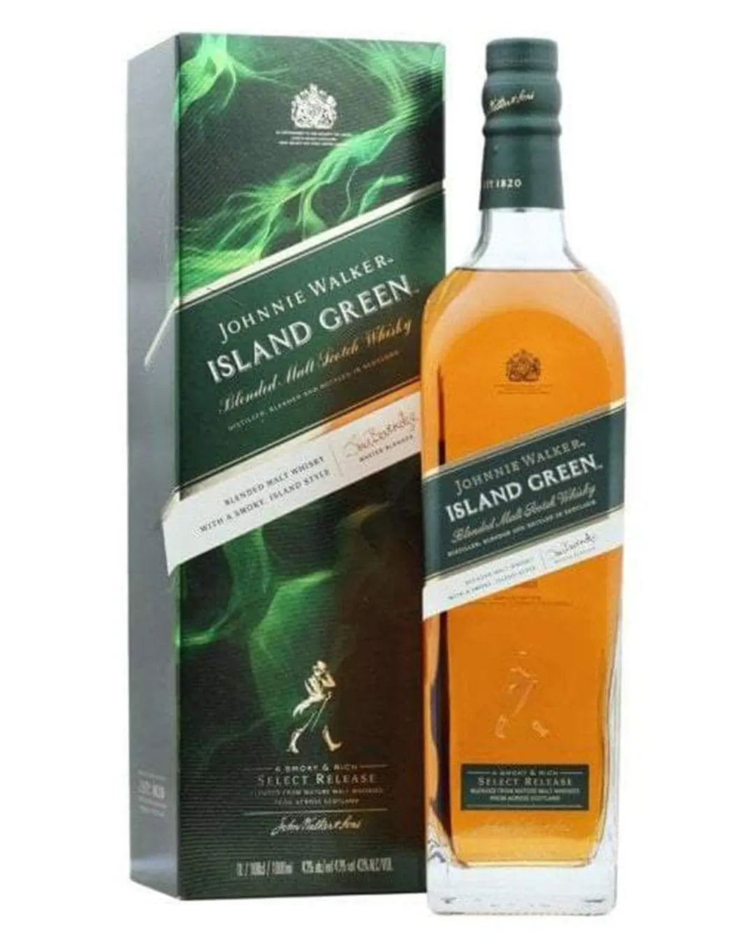 Johnnie Walker Island Green Label Whisky, 1 L Whisky 5000267163413