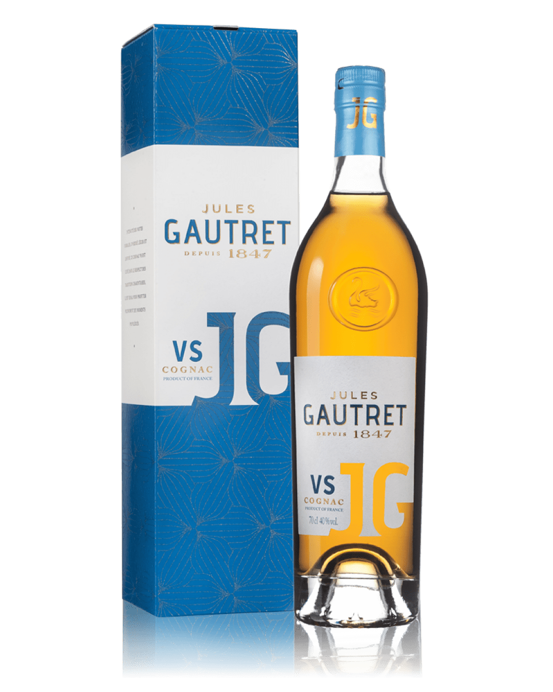 Jules Gautret 10 Year Old Cognac Gift Box, 70 cl Cognac & Brandy