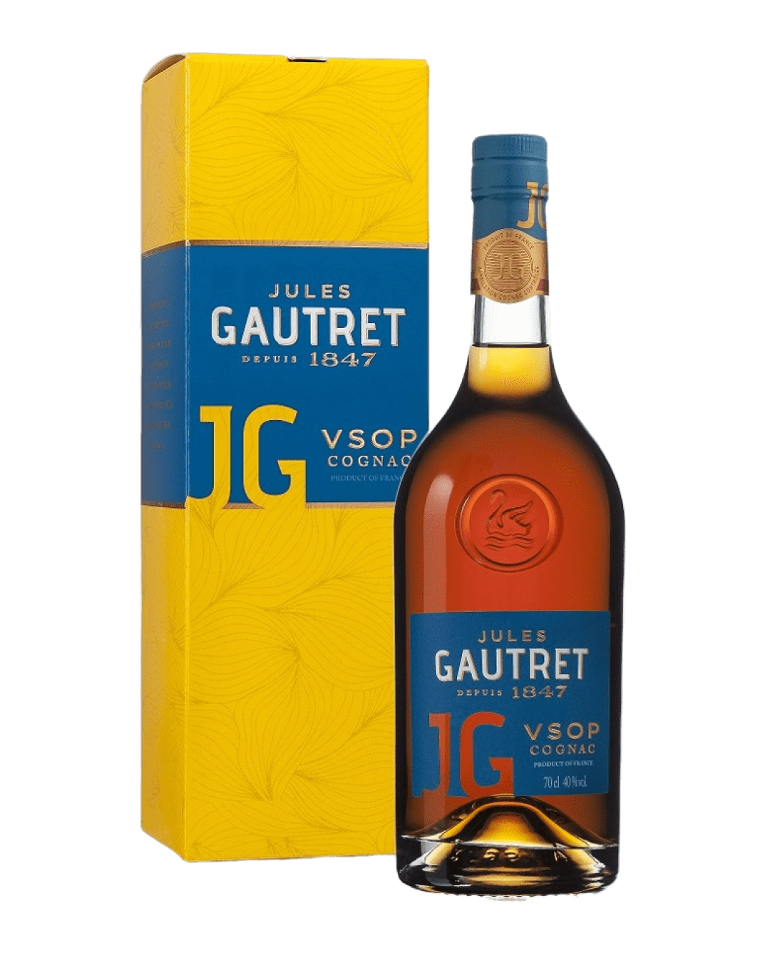 Jules Gautret VSOP Cognac Gift Box, 70 cl Cognac & Brandy