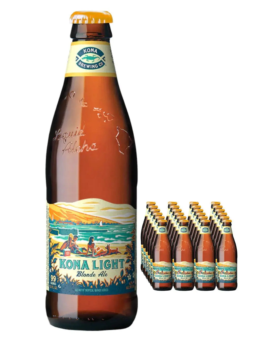 Kona Light Blonde Ale Multipack, 24 x 355 ml Beer