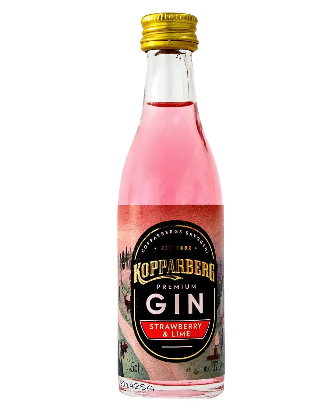 Kopparberg Strawberry and lime Gin Miniature, 5 cl Spirit Miniatures 7393714658005