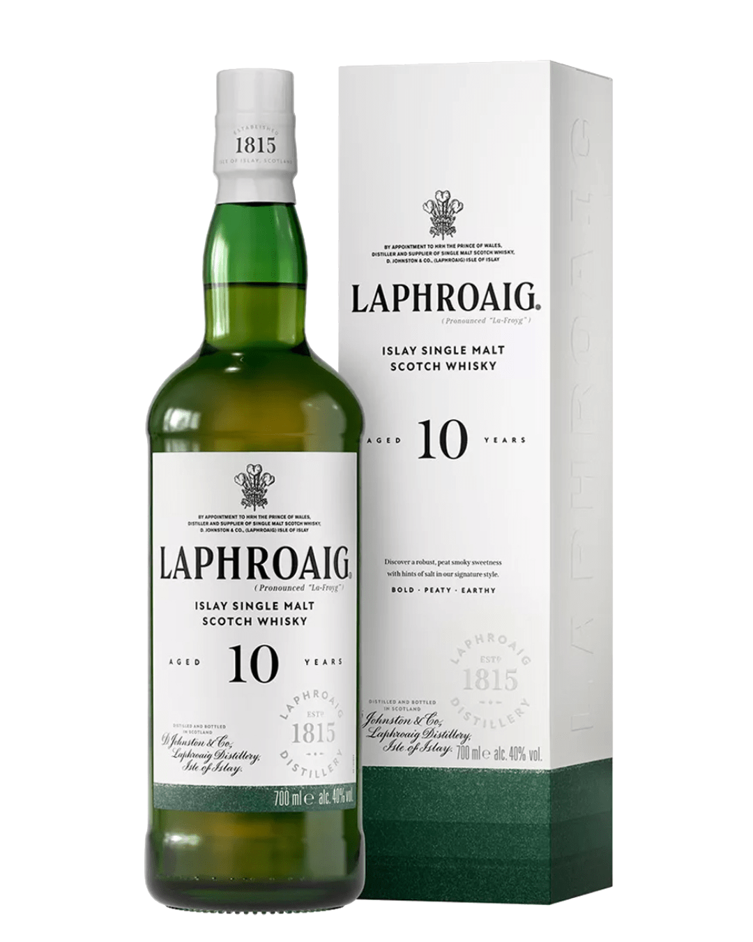 Laphroaig 10 Year Old Malt Whisky, 70 cl Whisky 5010019640260