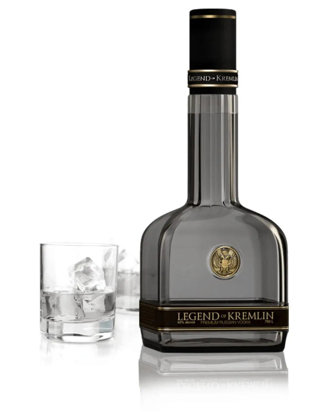 Legend Of Kremlin Black Bottle Vodka, 70 cl Vodka