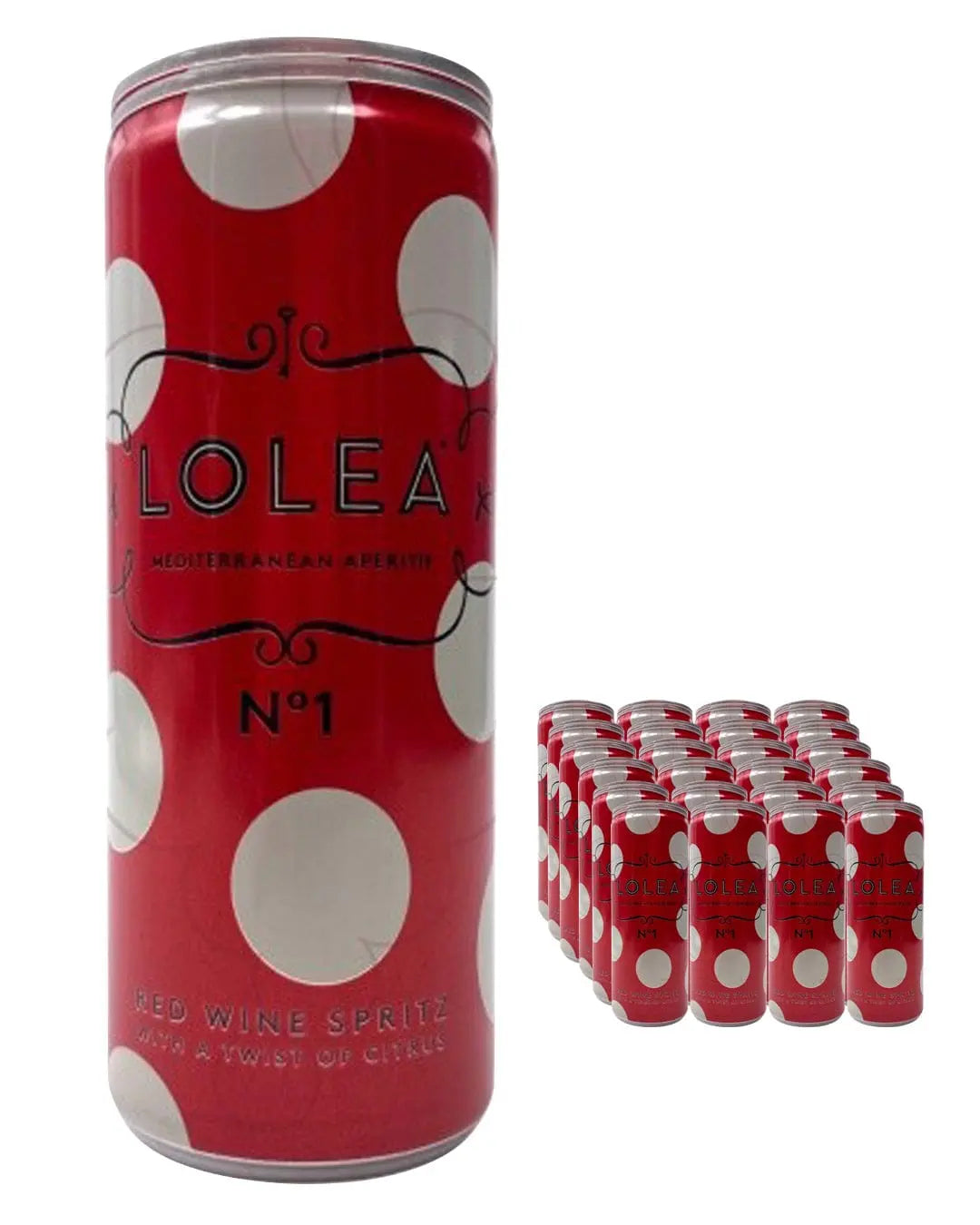 Lolea No. 1 Red Sangria Can Multipack, 24 x 250 ml Ready Made Cocktails