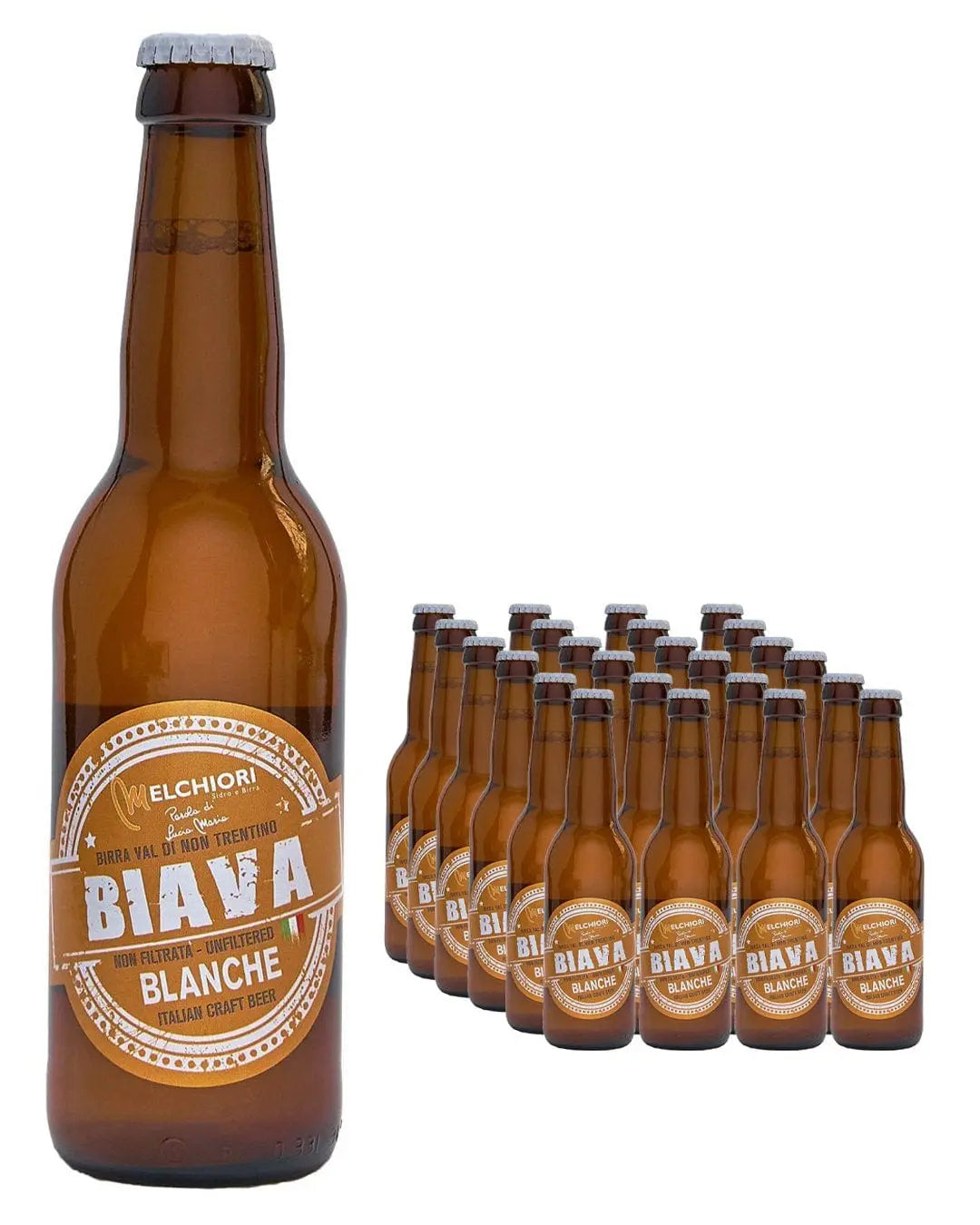 Melchiori Biava Blanche Craft Beer Case, 24 x 330 ml Beer