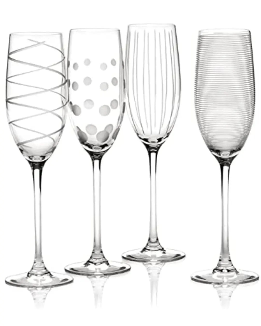 Mikasa Cheers Pack Of 4 Flute Glasses Tableware