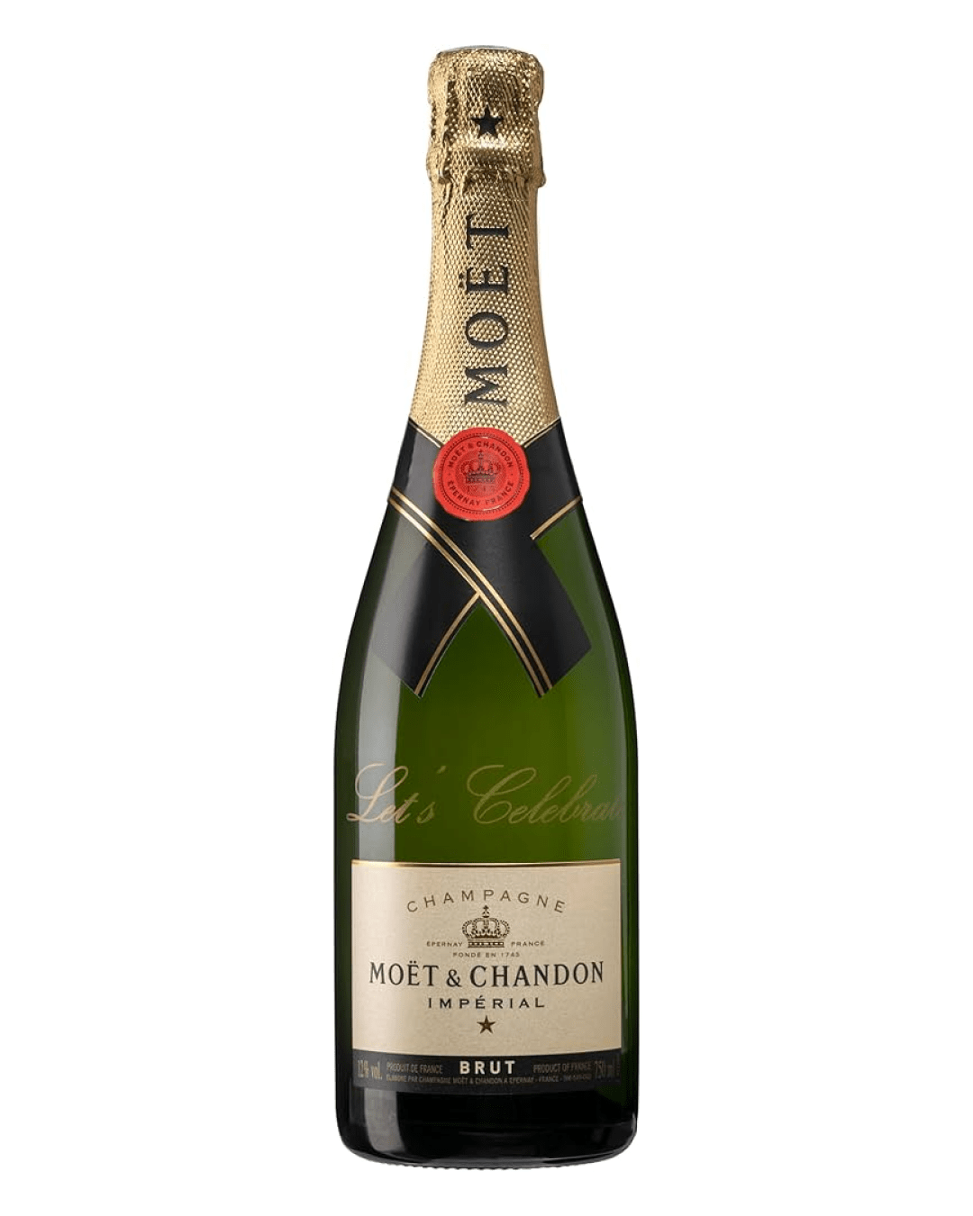 Moët & Chandon Brut Imperial Let's Celebrate Champagne, 75 cl Champagne & Sparkling