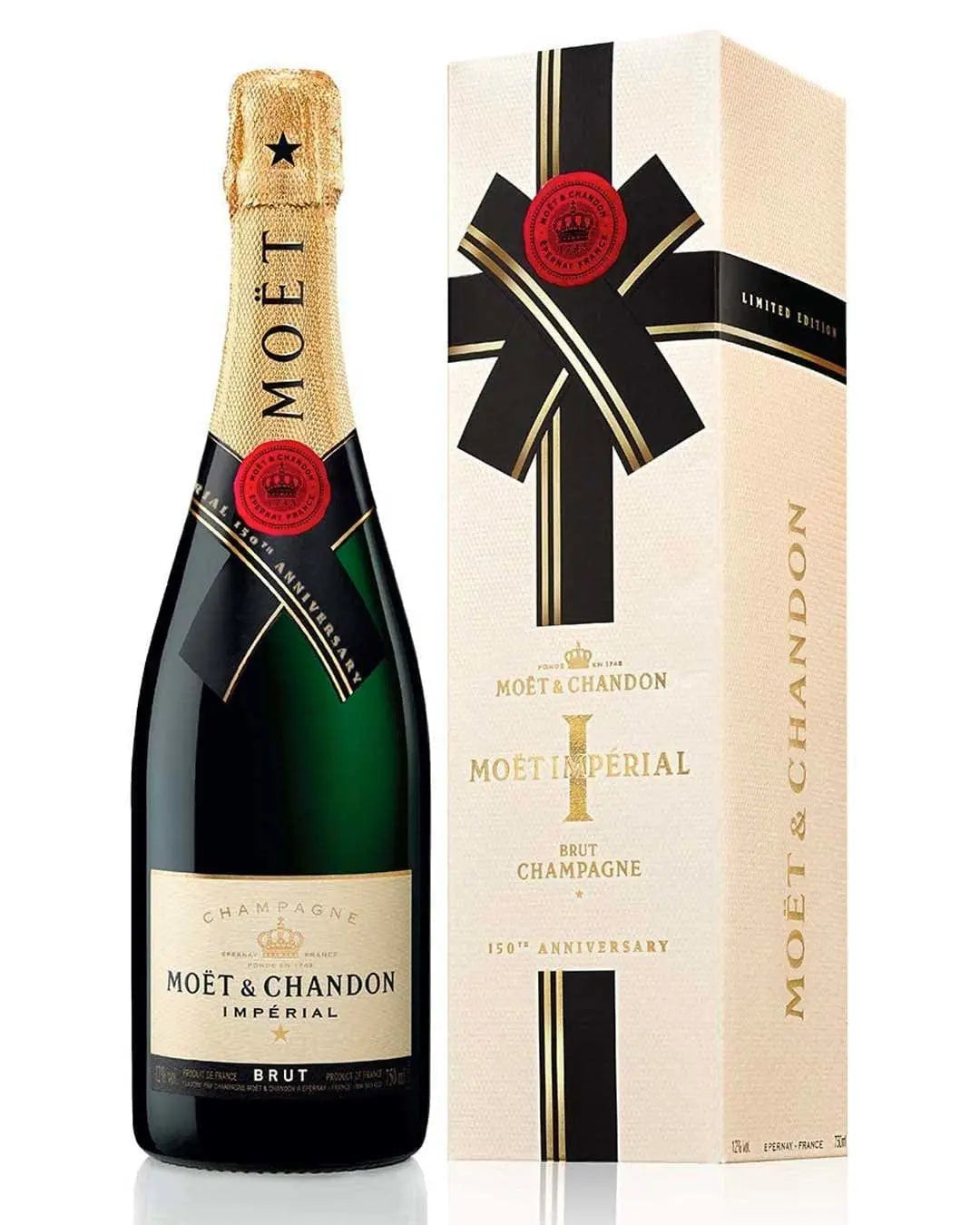 Moët & Chandon Brut Imperial NV 150th Anniversary Box, 75 cl Champagne & Sparkling