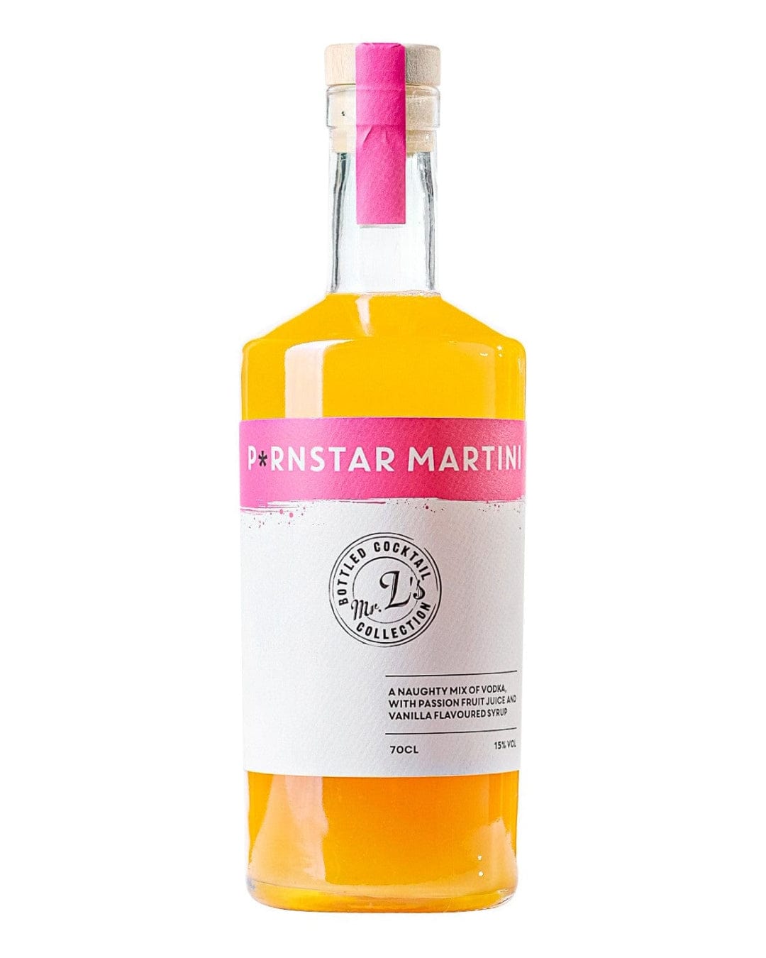 Mr L's Pornstar Martini Ready To Drink Cocktail, 70 cl Ready Made Cocktails