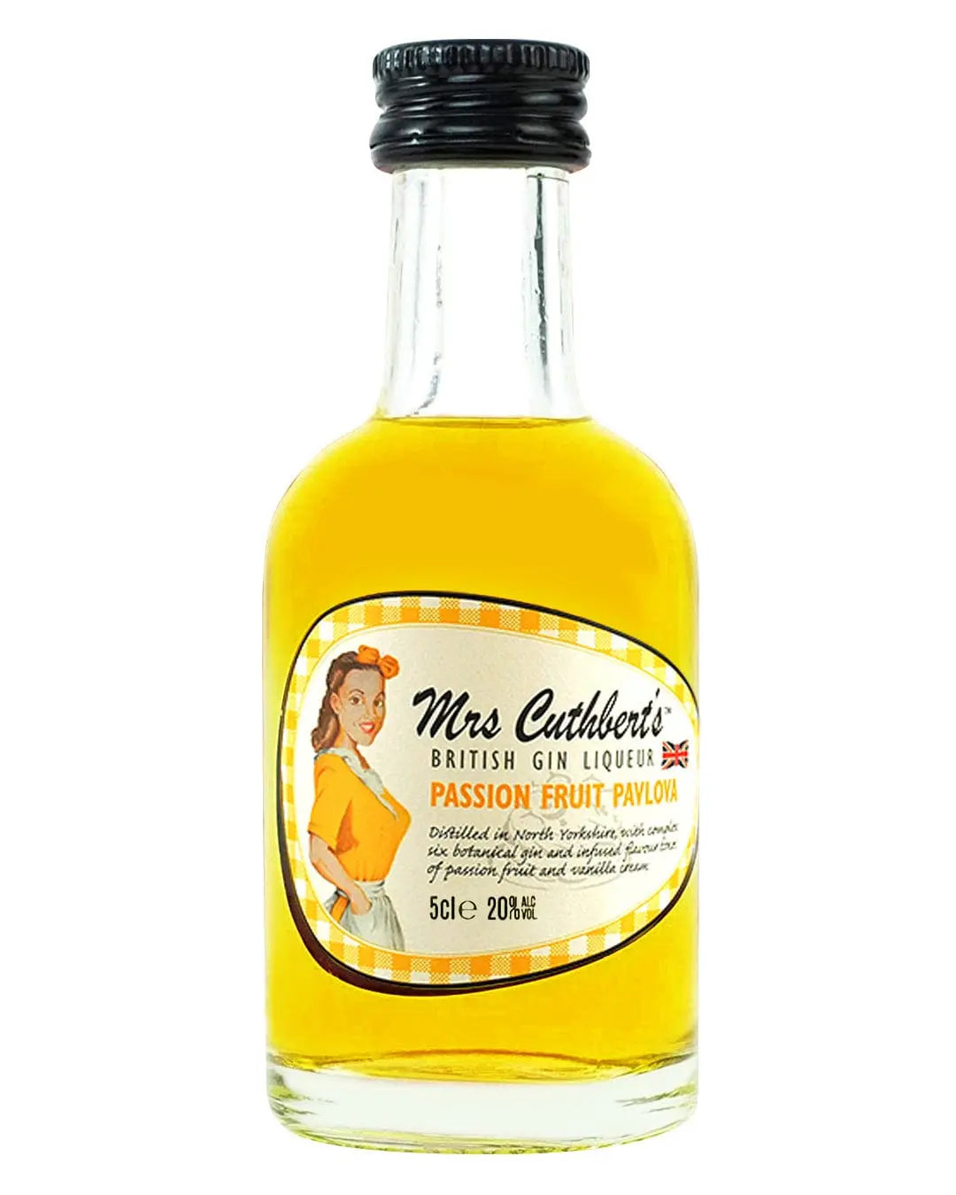 Mrs Cuthbert’s Passion Fruit Pavlova Gin Liqueur Miniature, 5 cl Spirit Miniatures