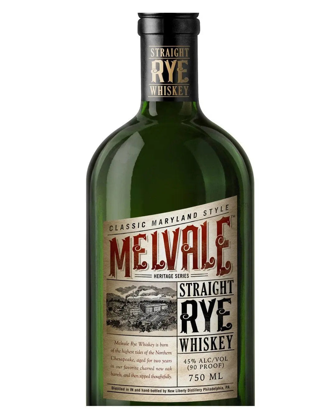 New Liberty Distillery Melvale Straight Rye Whiskey, 75 cl Whisky