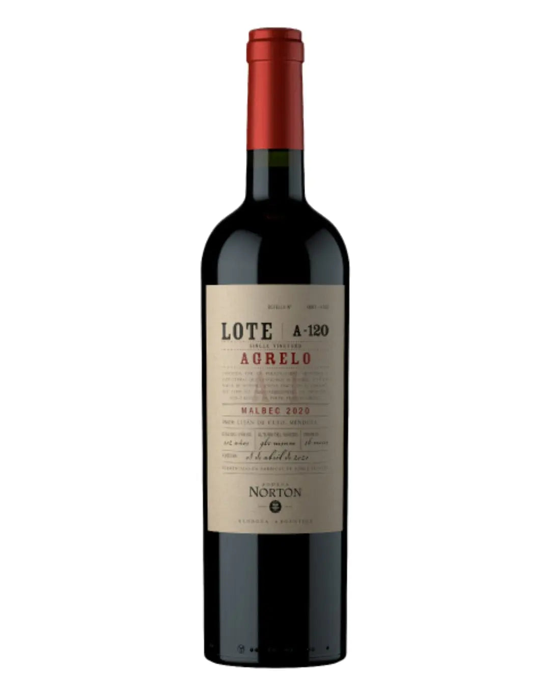 Norton Lote A-120 Single Vineyard Malbec, 75 cl Red Wine