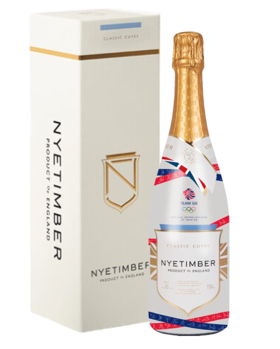 Nyetimber Classic Cuvée Team GB Edition Sparkling Wine, 75 cl Champagne & Sparkling