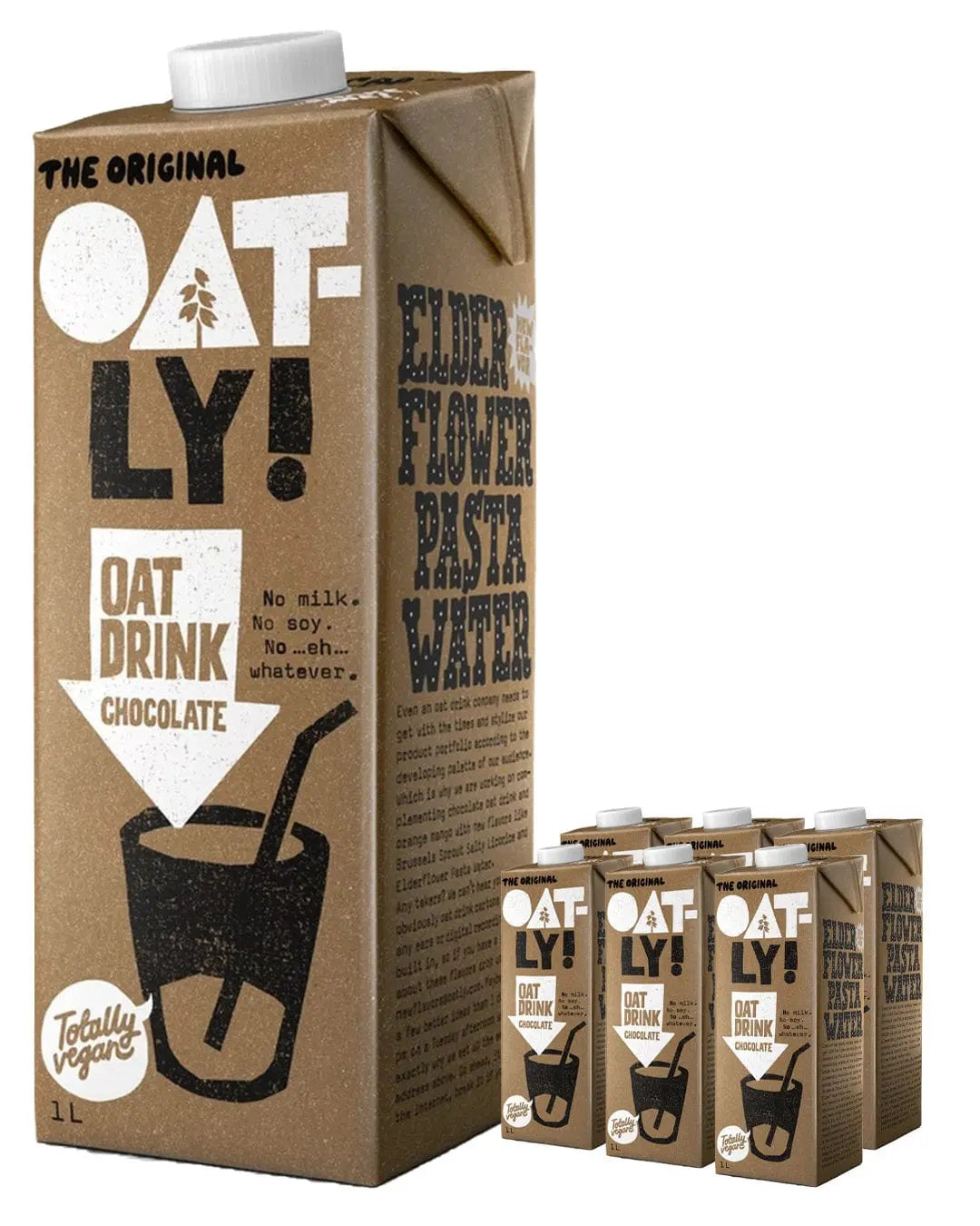 Oatly Oat Drink Chocolate Multipack, 6 x 1 L Soft Drinks & Mixers