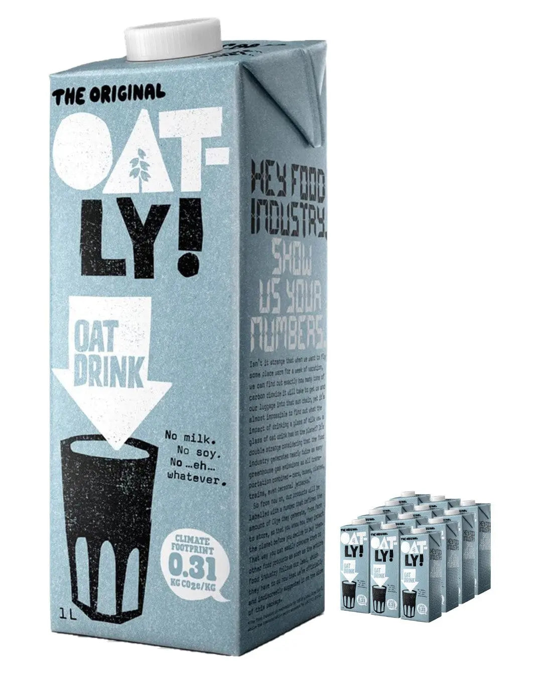 Oatly Oat Drink Orignal Multipack, 12 x 1 L Soft Drinks & Mixers