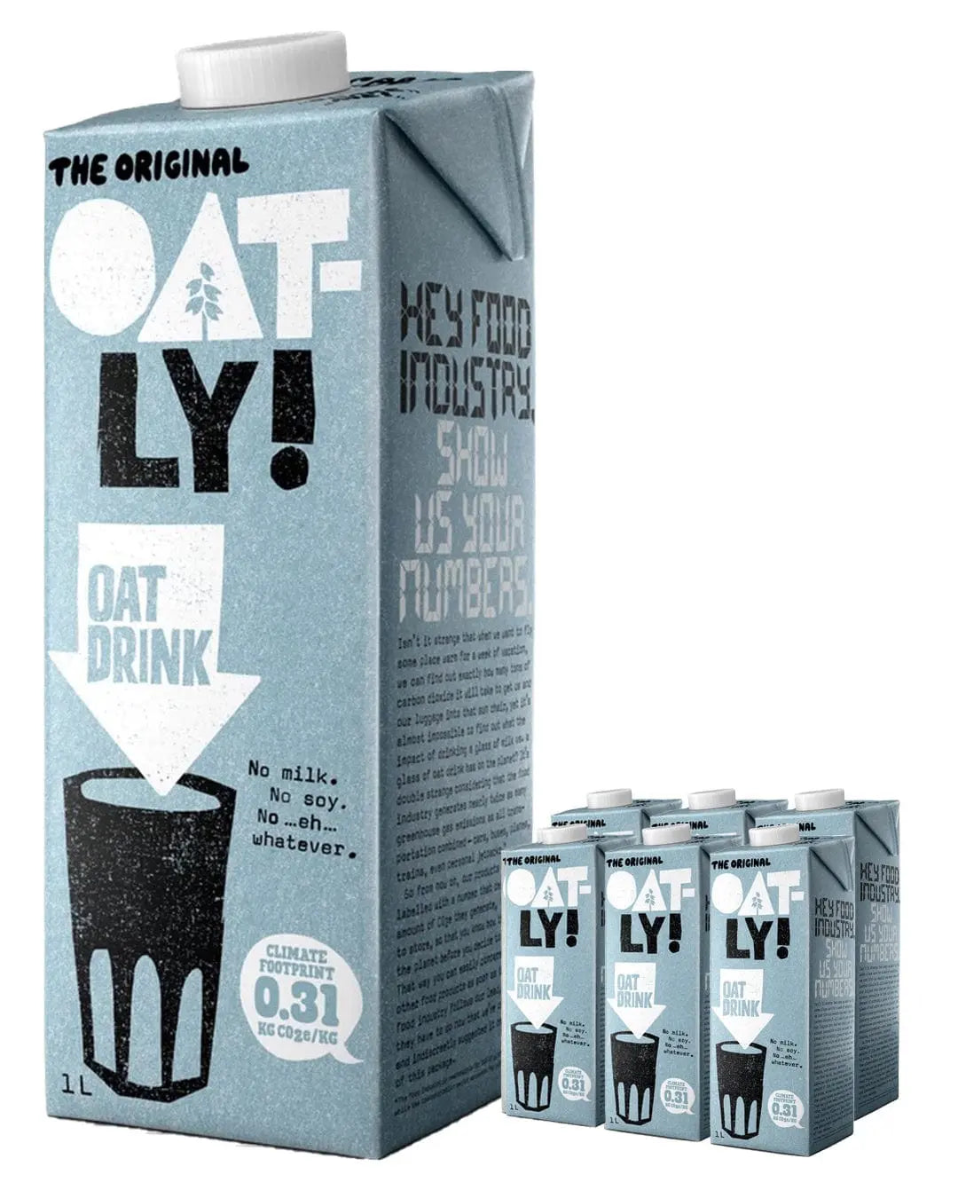 Oatly Oat Drink Orignal Multipack, 6 x 1 L Soft Drinks & Mixers