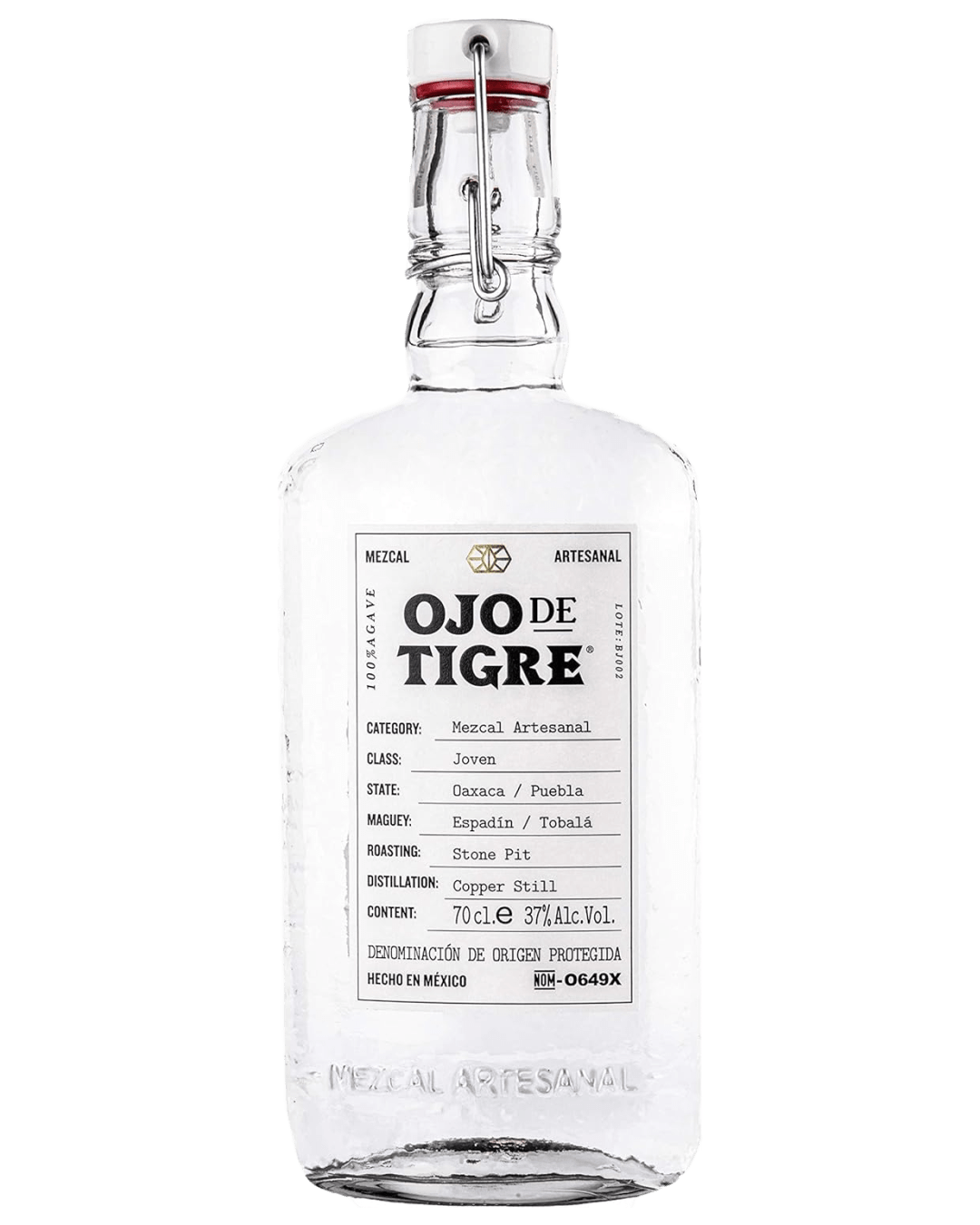 Ojo de Tigre Artesanal Joven Mezcal, 70 cl Tequila & Mezcal