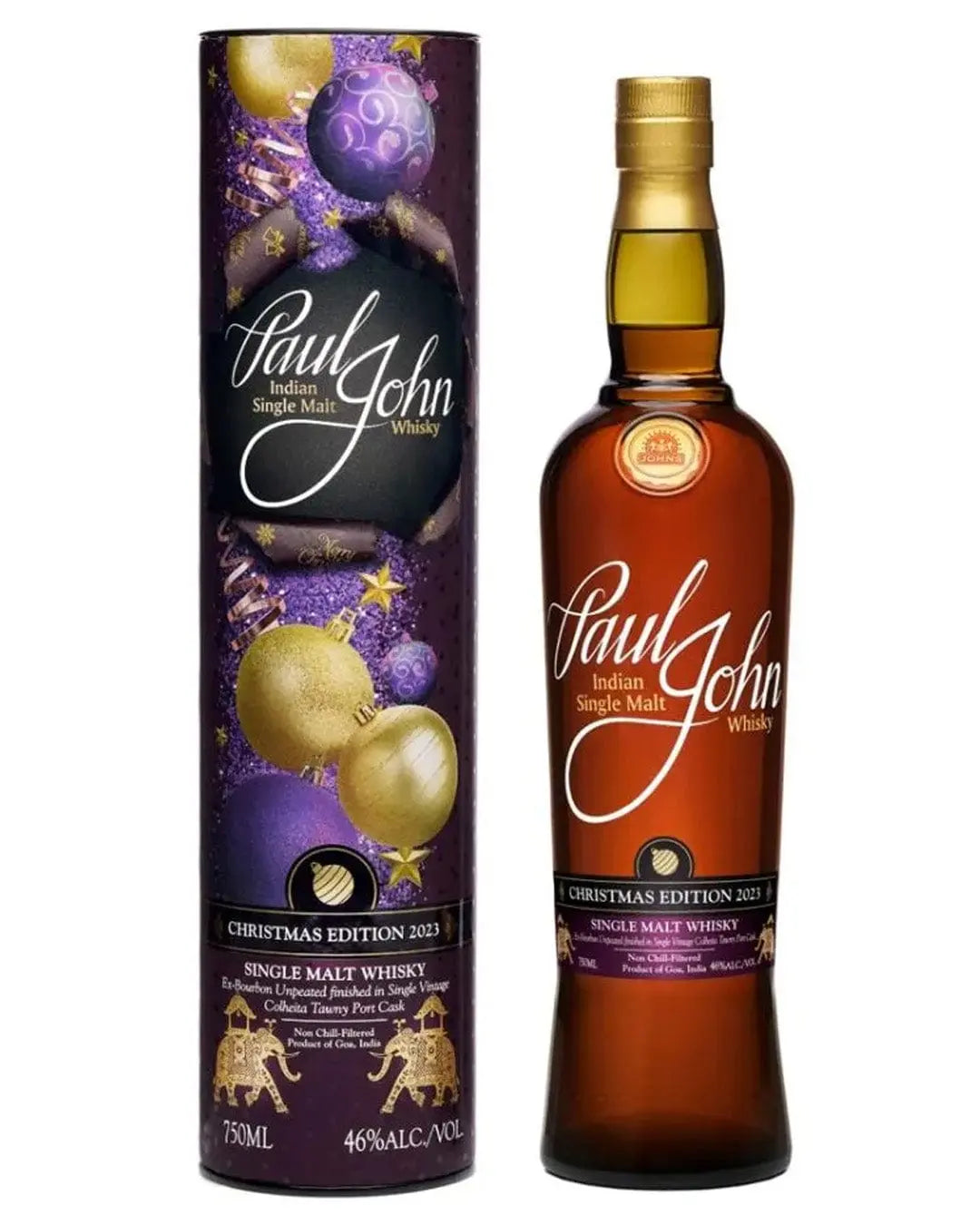 Paul John Christmas Edition Single Malt Whisky, 70 cl Whisky